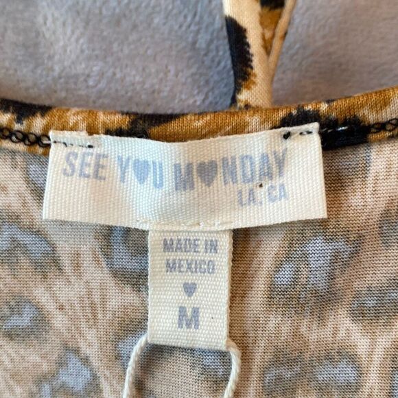 See You Monday Cheetah Print Dress - Picture 6 of 7